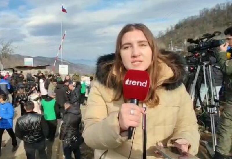 Laçın dəhlizindəki vəziyyətlə bağlı son məlumatlar - Trend Tv-nin hadisə yerindən reportajı