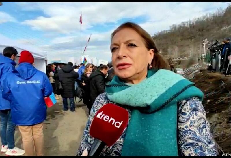 Азербайджанские участники акции протеста обратились к согражданам армянского происхождения