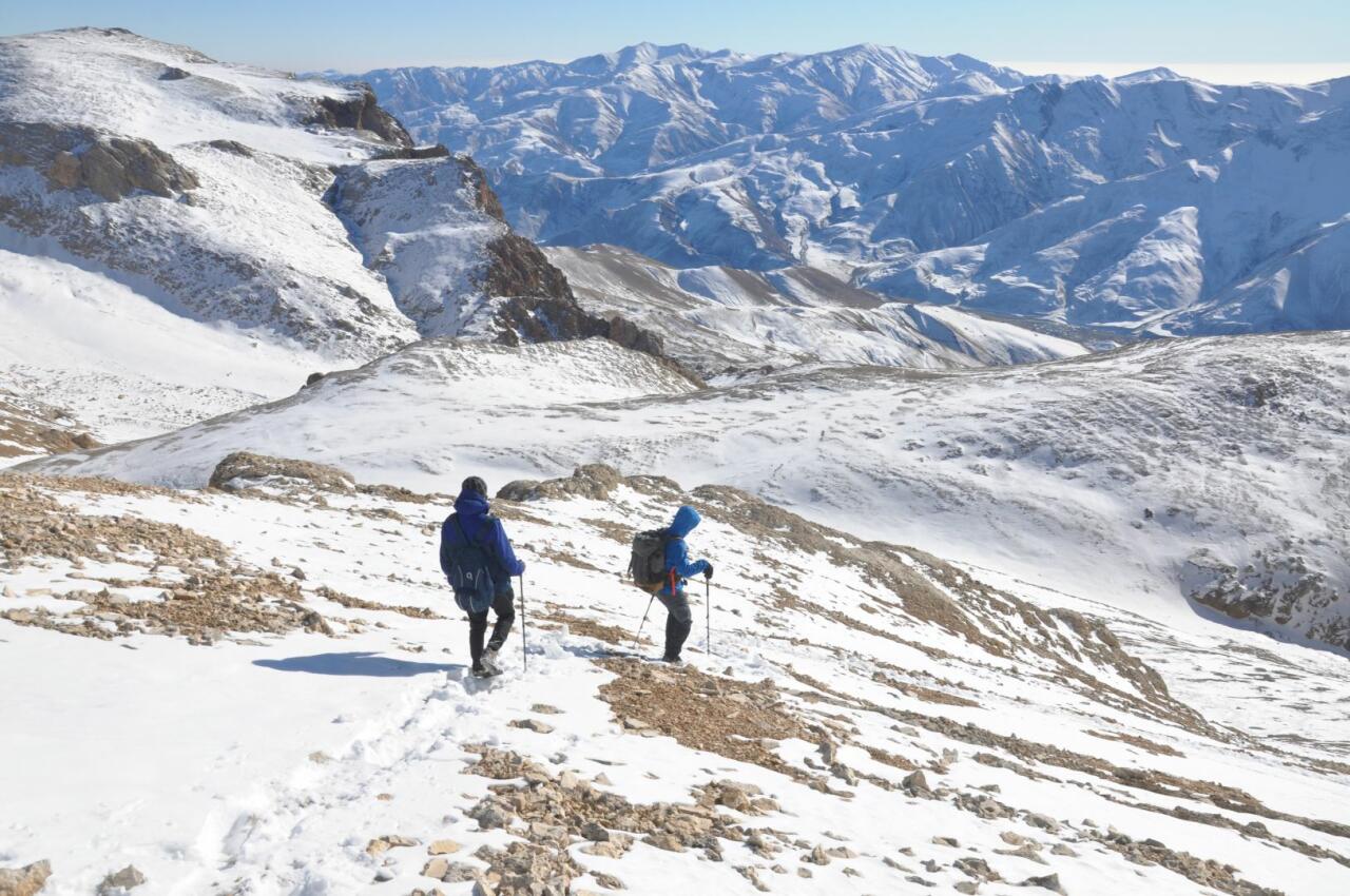 Совершено восхождение на пик "Гейдар зирвеси" в память о великом лидере Гейдаре Алиеве