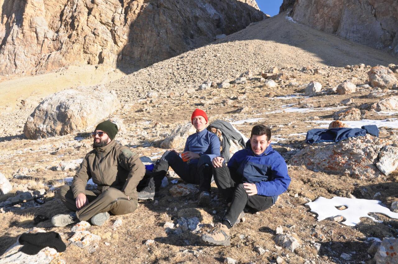 Совершено восхождение на пик "Гейдар зирвеси" в память о великом лидере Гейдаре Алиеве