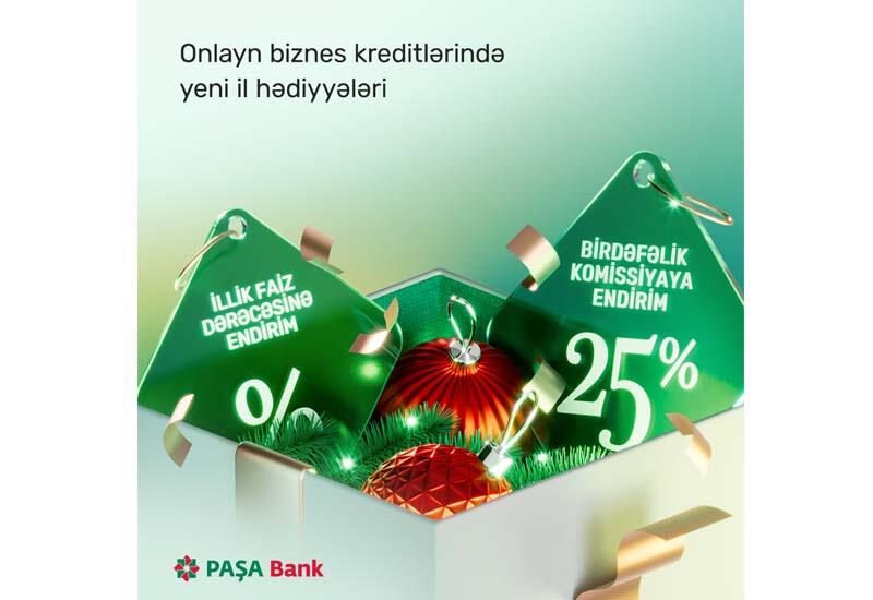 “PAŞA Bank”dan kiçik və orta biznes sahiblərinə yeni il endirimləri