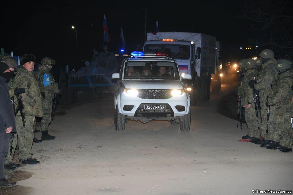 Laçın yolundan növbəti dəfə sülhməramlılara aid təminat avtomobilləri keçib