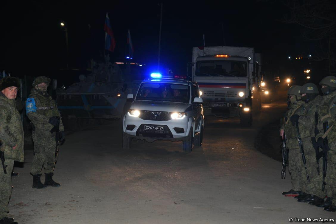 Laçın yolundan növbəti dəfə sülhməramlılara aid təminat avtomobilləri keçib