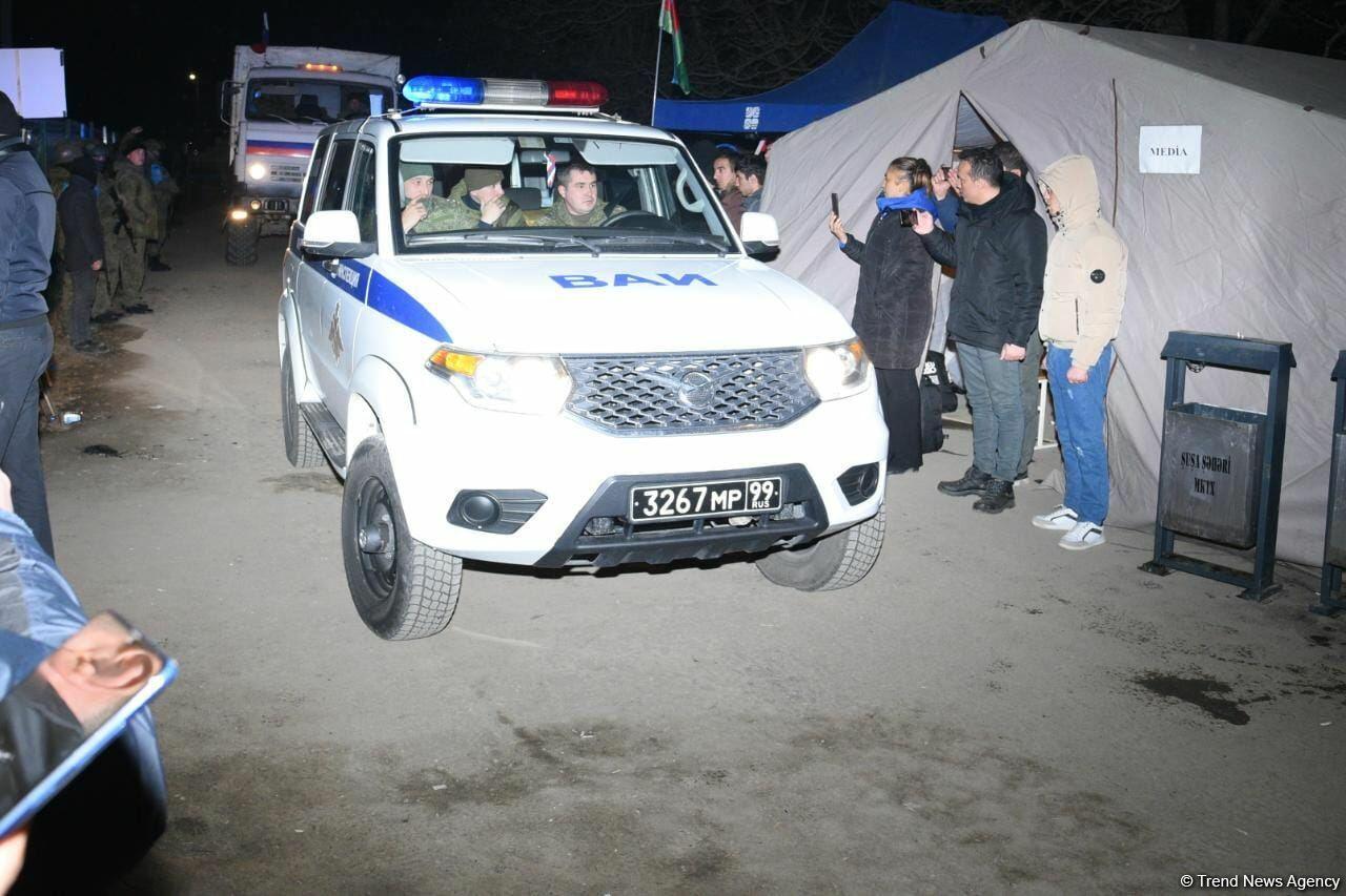 Laçın yolundan növbəti dəfə sülhməramlılara aid təminat avtomobilləri keçib