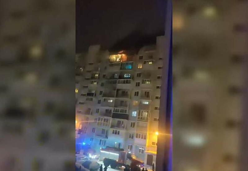 Фейерверк влетел прямиком в балконы в Новосибирске