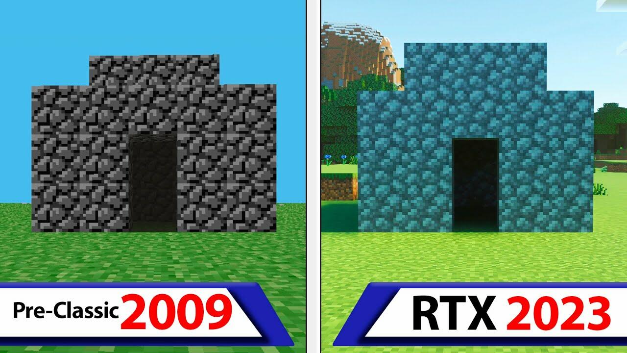 Блогер показал эволюцию легендарной песочницы Minecraft