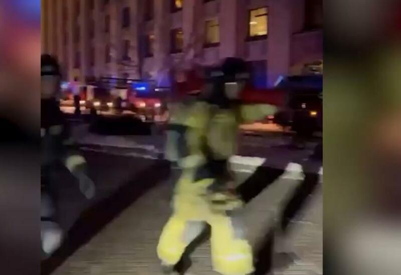 В МИД России произошло возгорание