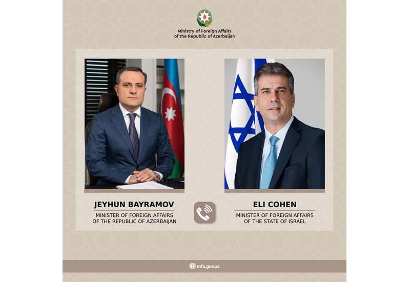 Azərbaycan və İsrail XİN başçıları çoxşaxəli əməkdaşlığın gələcək perspektivlərini müzakirə ediblər