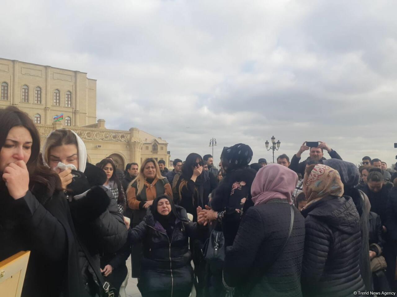 В Баку проходит церемония прощания с заслуженной артисткой Азербайджана Тунзалей Алиевой