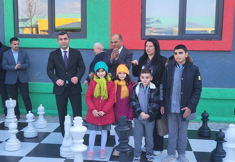 Azərbaycan Şahmat Federasiyası Ağalı kəndində sosial layihə keçirdi
