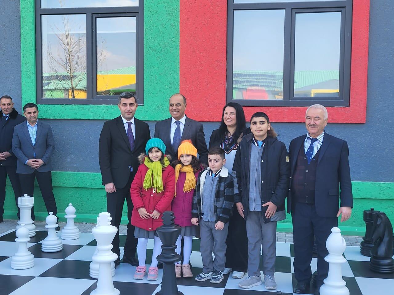 Azərbaycan Şahmat Federasiyası Ağalı kəndində sosial layihə keçirdi