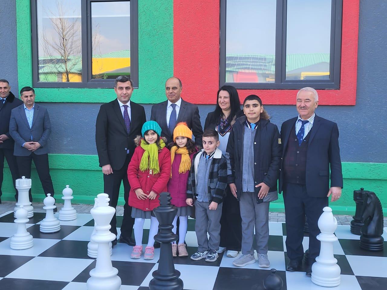 Azərbaycan Şahmat Federasiyası Ağalı kəndində sosial layihə keçirdi