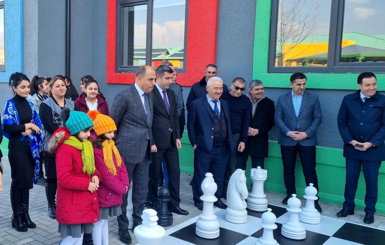 Azərbaycan Şahmat Federasiyası Ağalı kəndində sosial layihə keçirdi