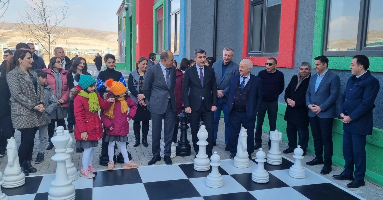 Azərbaycan Şahmat Federasiyası Ağalı kəndində sosial layihə keçirdi