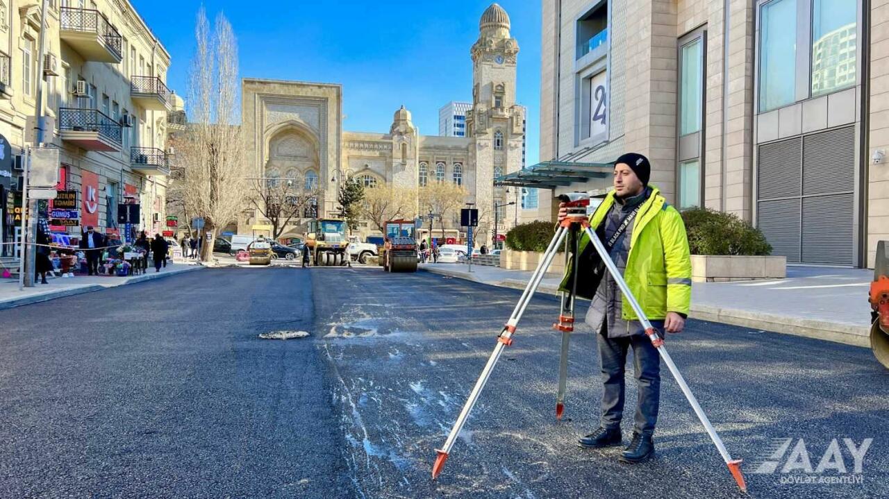 На этой улице Баку ограничено движение транспорта