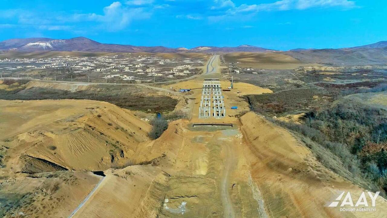 Так строится автодорога Агдам-Физули