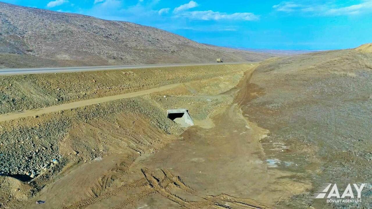Так строится автодорога Агдам-Физули
