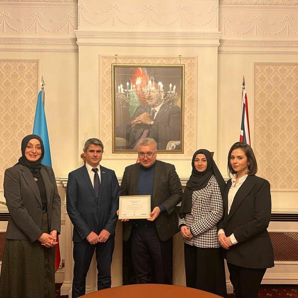 MÜSİAD Böyük Britaniya rəhbəri Azərbaycan səfiri Elin Süleymanovla görüşüb