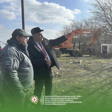 Специальный представитель Президента провел осмотр востановительных работ в Физули