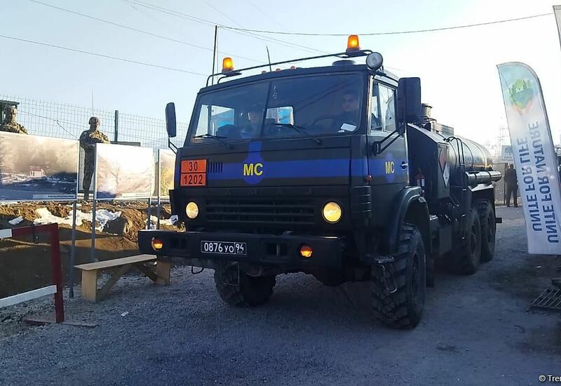По Лачинской дороге проехали еще семь автомобилей миротворцев