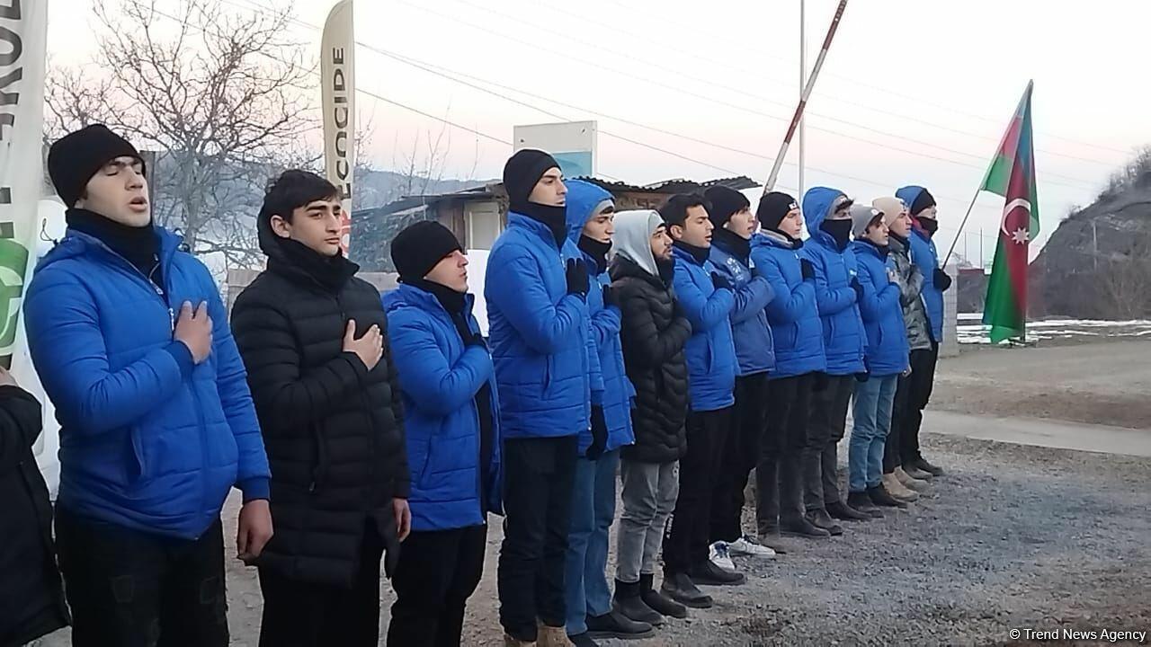 Акция азербайджанских экоактивистов на Лачинской дороге продолжается уже 47-й день
