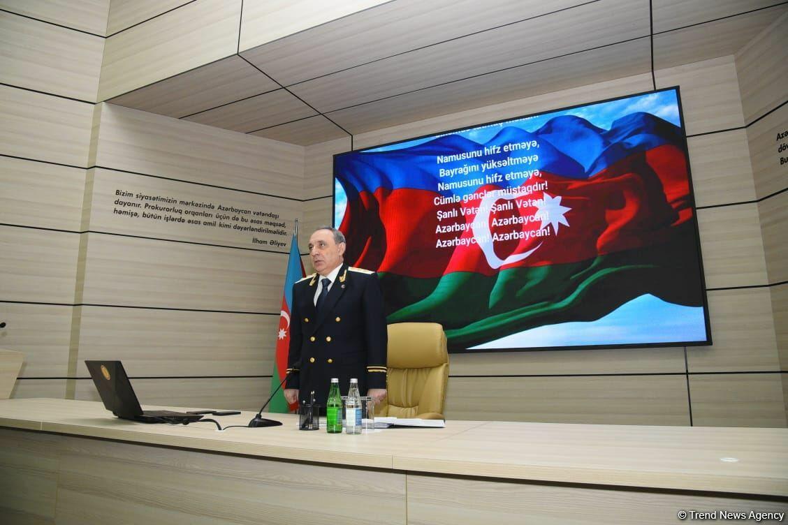 В Генпрокуратуре Азербайджана прошло расширенное заседание коллегии