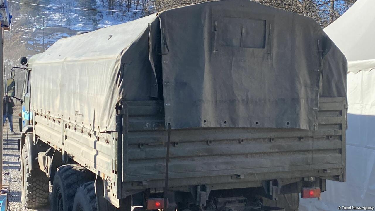 По Лачинской дороге проехала еще одна колонна автомобилей миротворцев