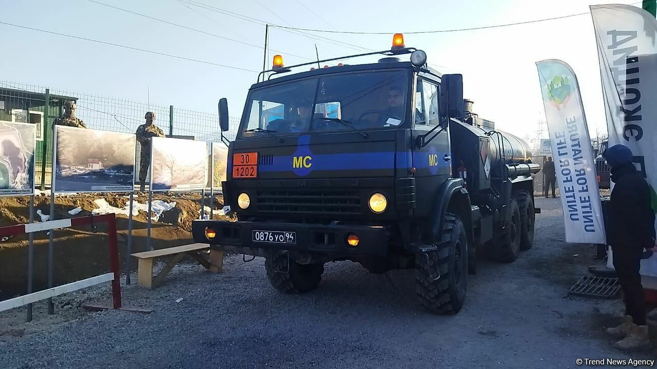 По Лачинской дороге проехали еще семь автомобилей миротворцев