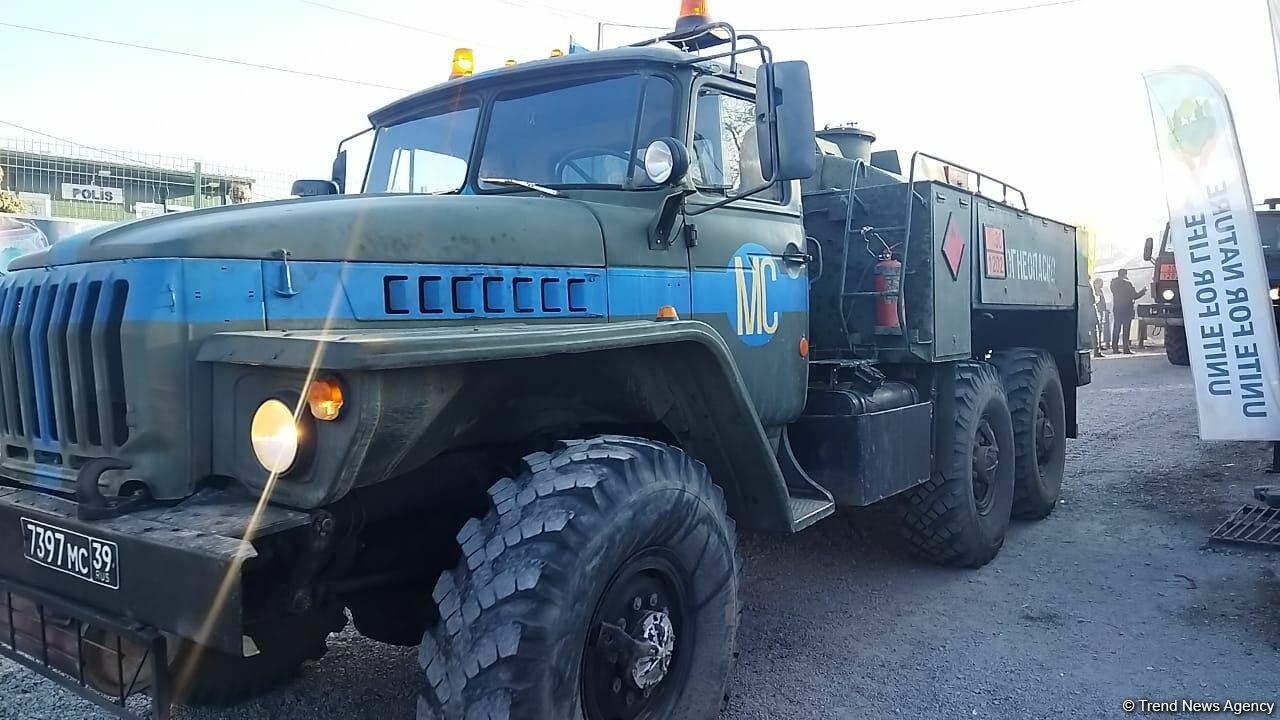 По Лачинской дороге проехали еще семь автомобилей миротворцев