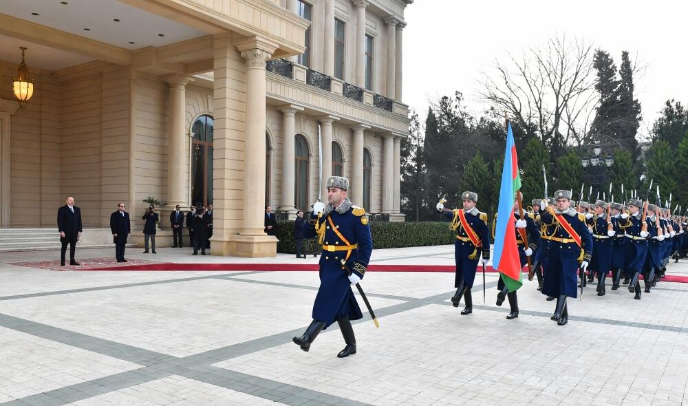 Состоялась церемония официальной встречи Президента Египта Абдулфаттаха ас-Сиси