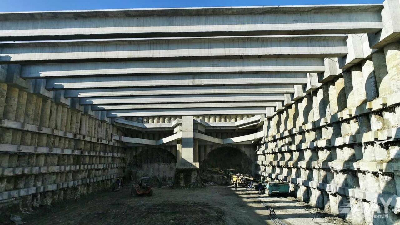 Продолжается реконструкция дороги Муганлы-Исмаиллы-Габала