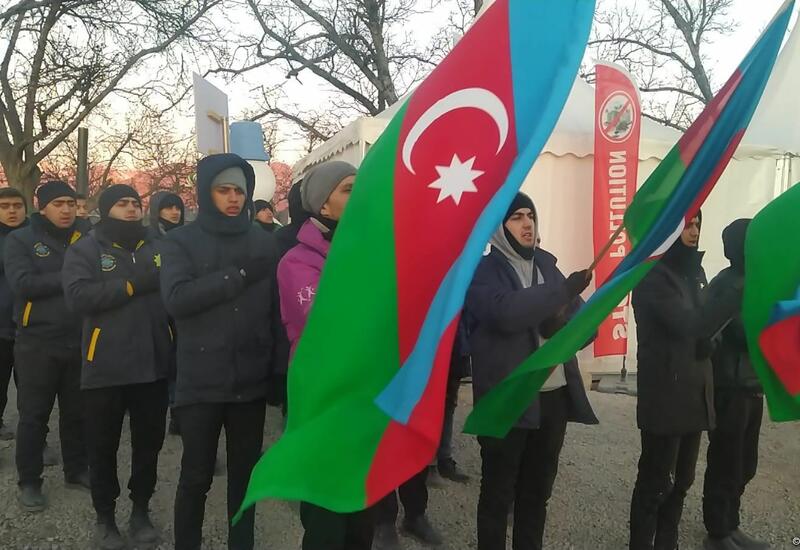 Акция азербайджанских экоактивистов на Лачинской дороге продолжается 55-й день