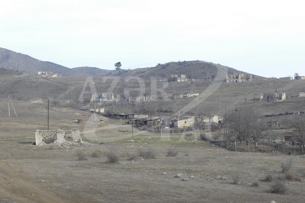 Разрушенное село Кюрдляр Агдамского района