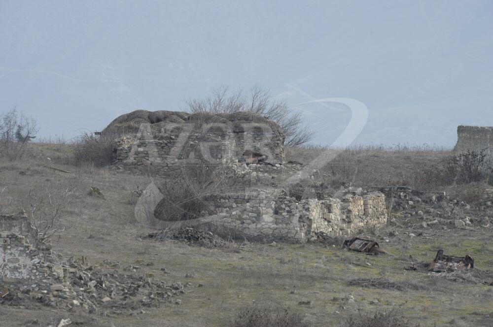 Разрушенное село Кюрдляр Агдамского района