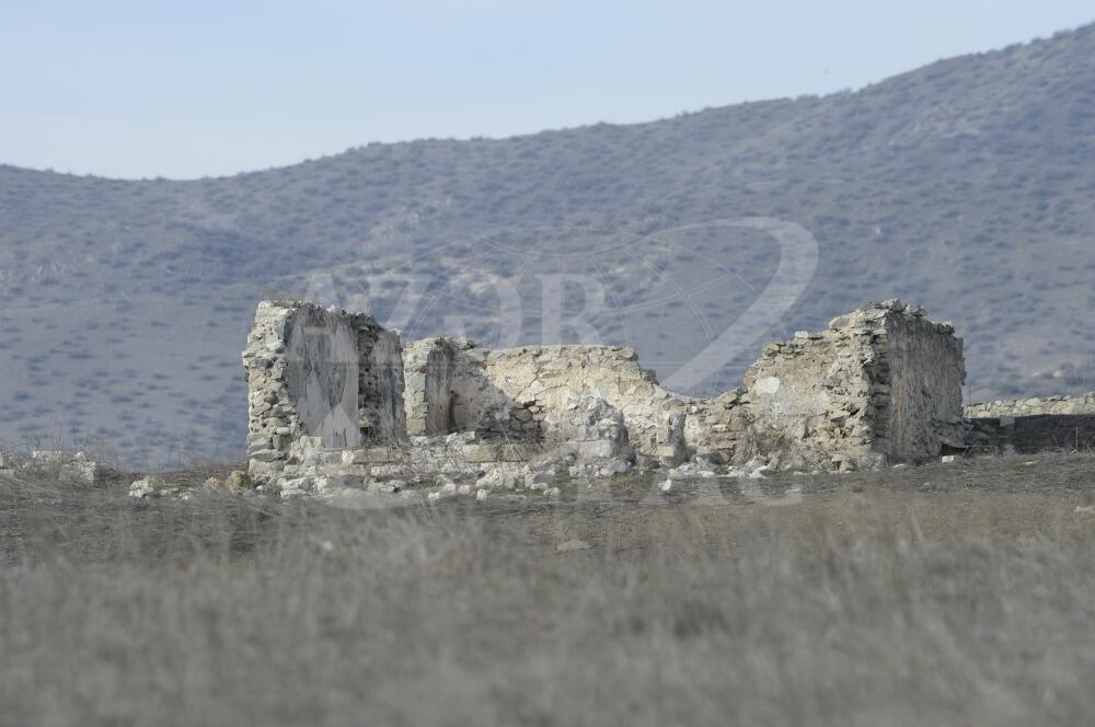 Разрушенное село Кюрдляр Агдамского района