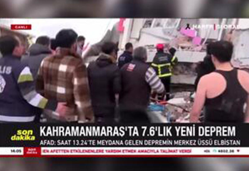 Кадры спасения девочки в Кахраманмараше