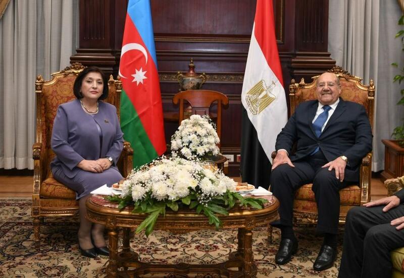 Sahibə Qafarova Misir Senatının sədri ilə görüşüb