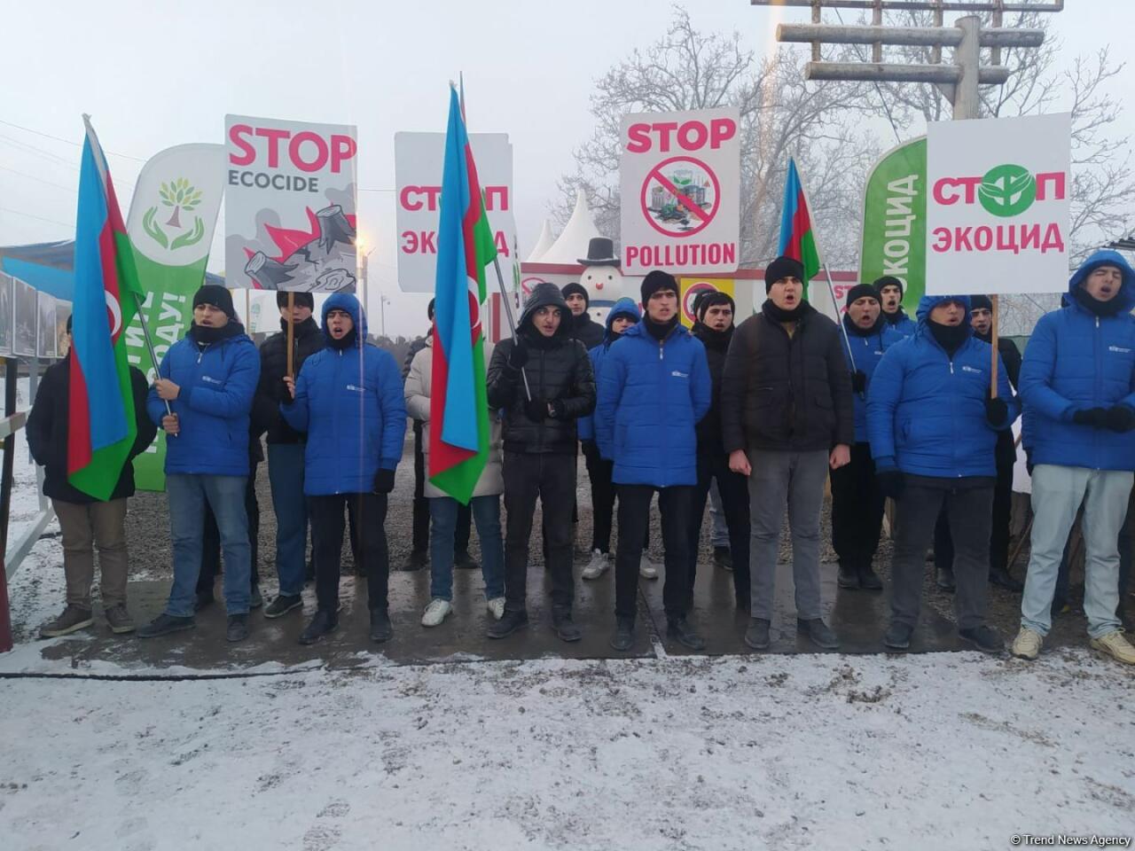 Акция азербайджанских экоактивистов на Лачинской дороге продолжается 58-й день