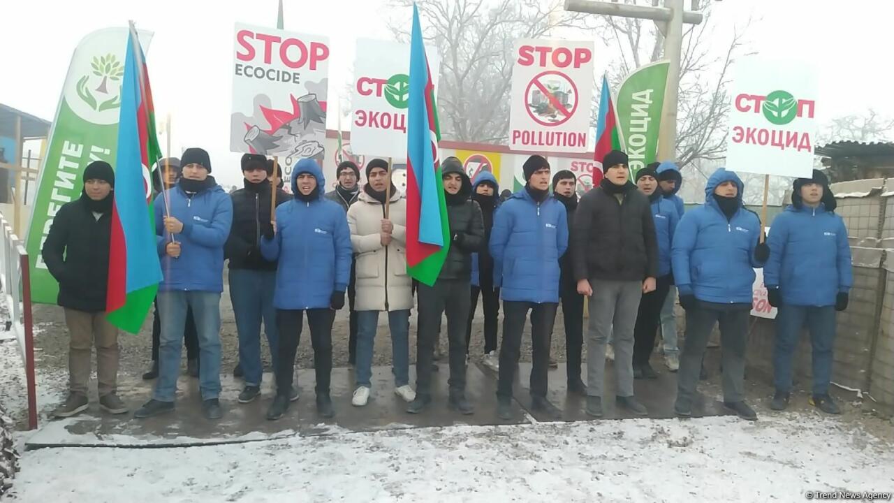 Акция азербайджанских экоактивистов на Лачинской дороге продолжается 58-й день