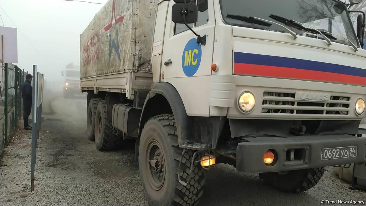 По Лачинской дороге беспрепятственно проехали 26 транспортных средств миротворцев