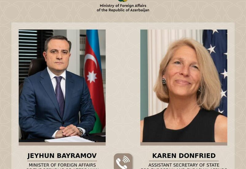 Ceyhun Bayramov və Karen Donfrid arasında telefon danışığı olub