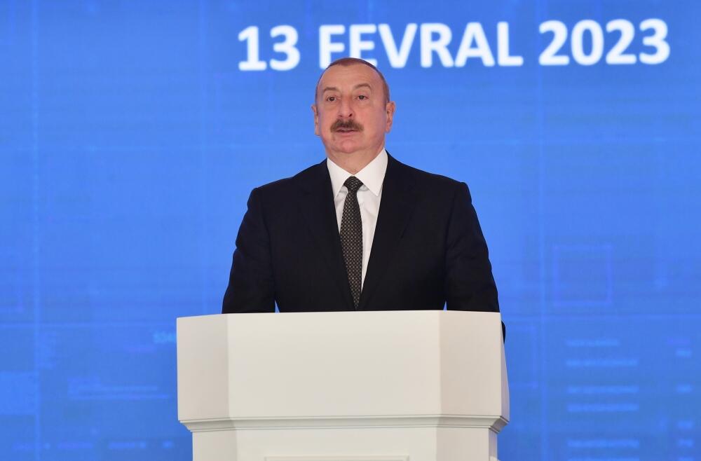 Президент Ильхам Алиев принял участие в церемонии закладки фундамента крупнейшей тепловой электростанции периода независимости