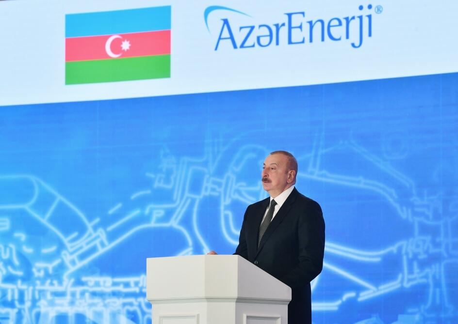 Президент Ильхам Алиев принял участие в церемонии закладки фундамента крупнейшей тепловой электростанции периода независимости