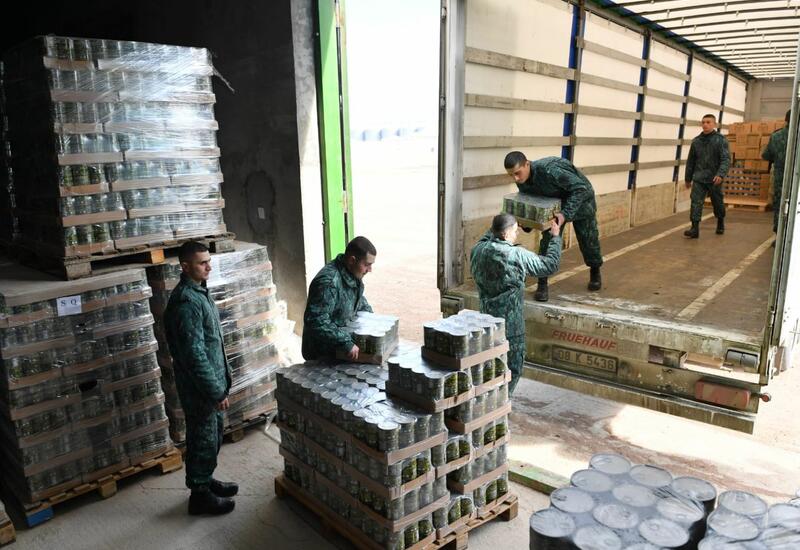 DSX Türkiyəyə növbəti dəfə ərzaq yardımı göndərib