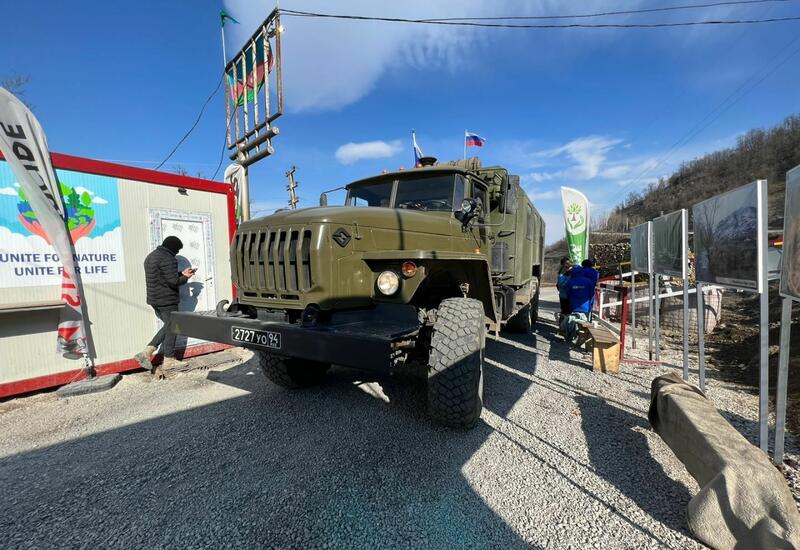 По Лачинской дороге беспрепятственно проехали 7 автомобилей миротворцев