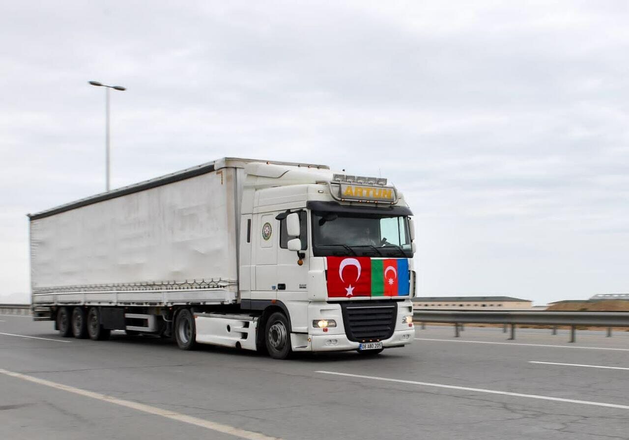 DSX Türkiyəyə növbəti dəfə ərzaq yardımı göndərib