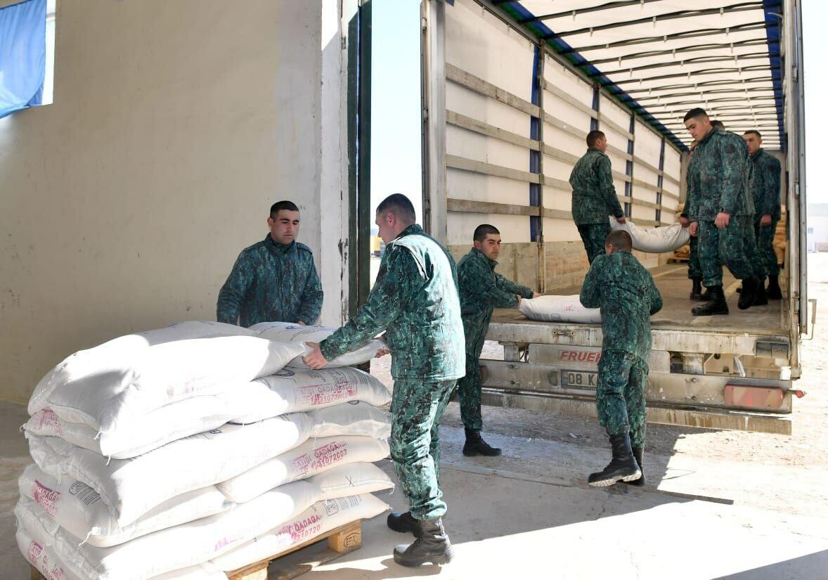 DSX Türkiyəyə növbəti dəfə ərzaq yardımı göndərib
