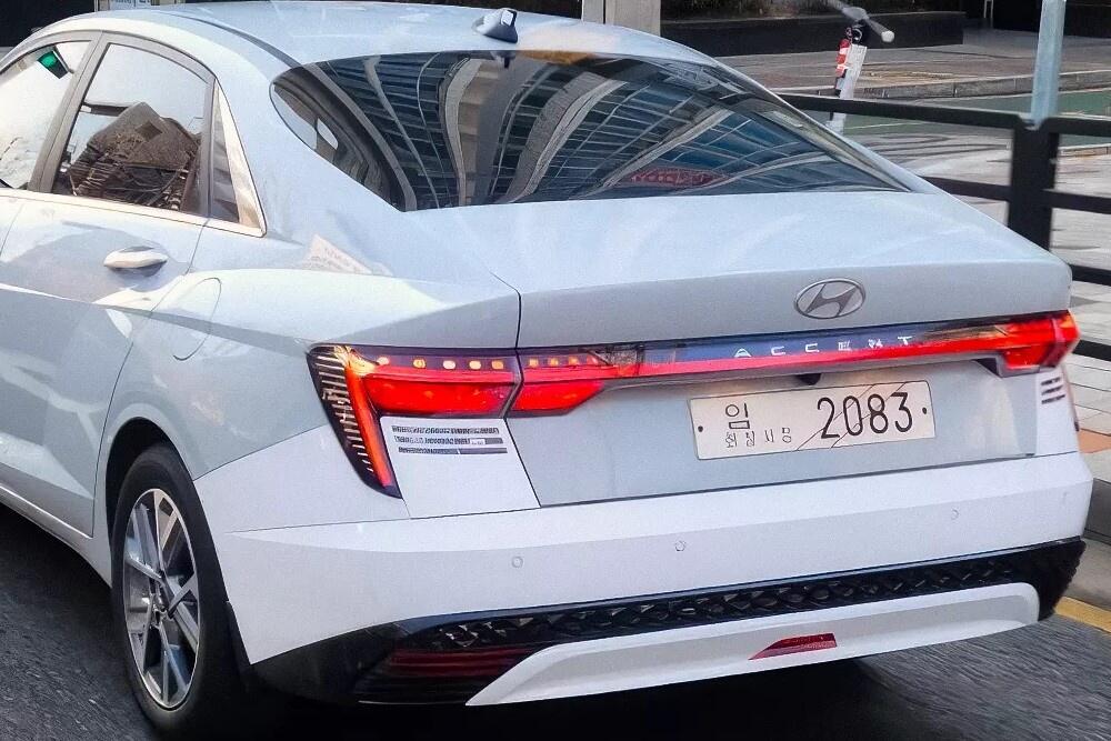 Hyundai Solaris нового поколения сфотографировали без камуфляжа