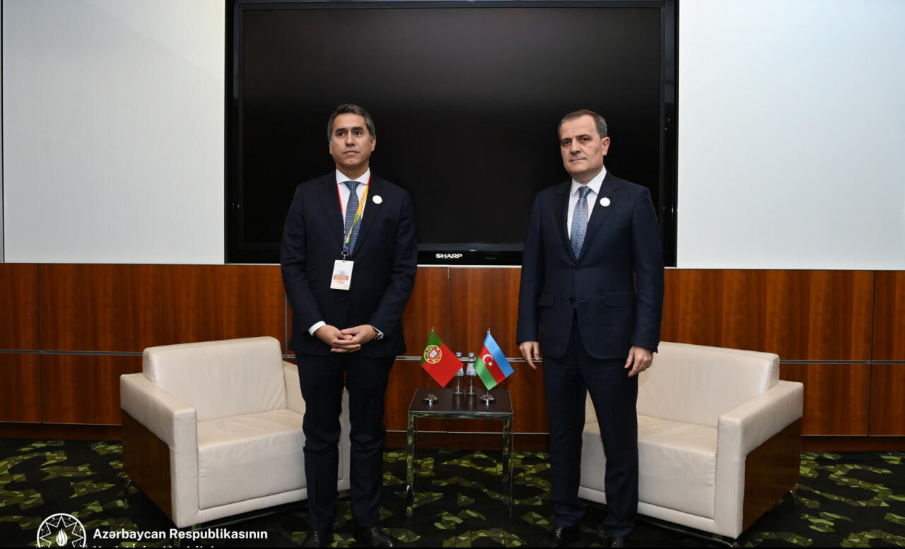 Ceyhun Bayramov Portuqaliyanın dövlət katibi ilə görüşüb