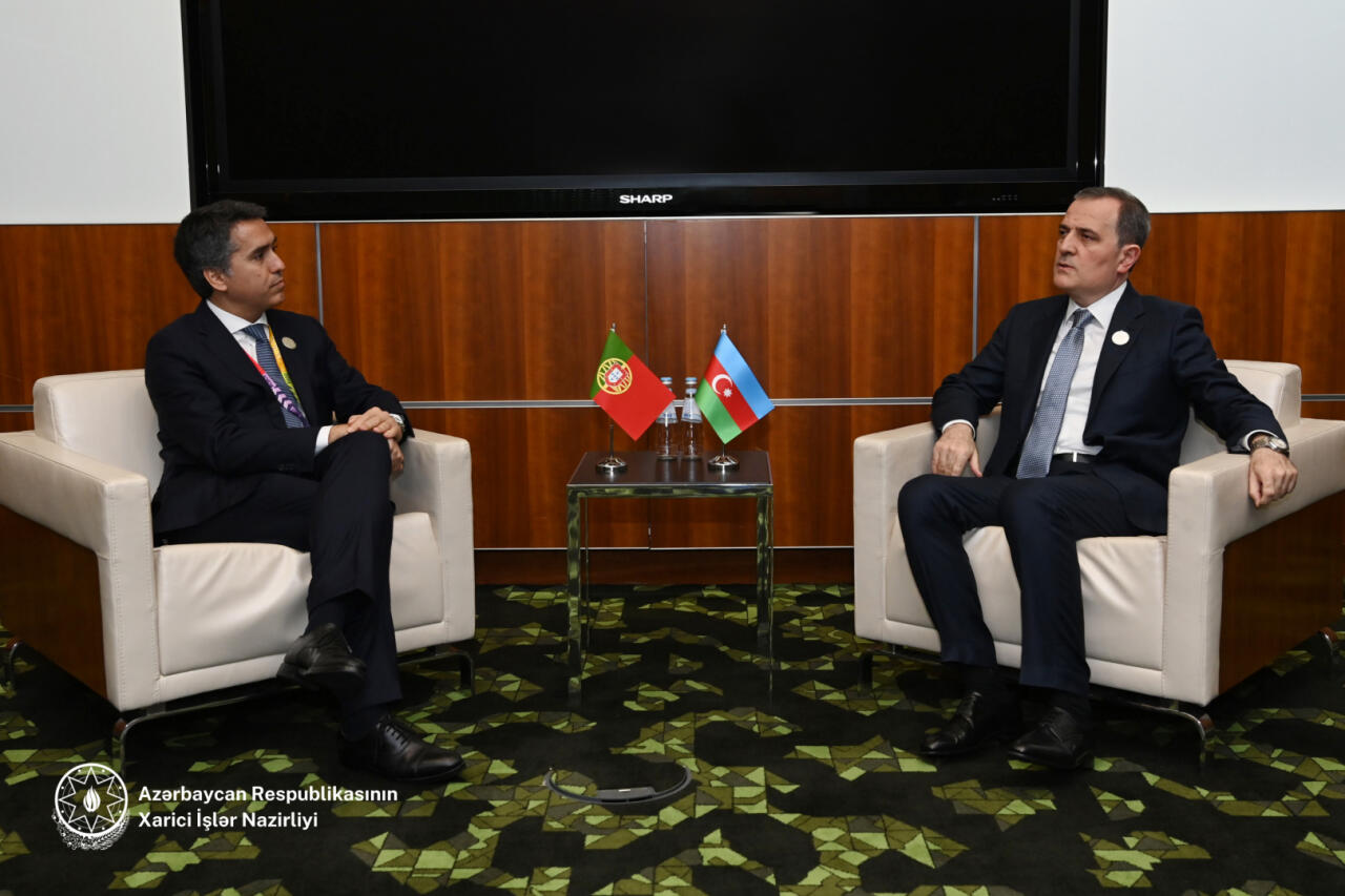 Ceyhun Bayramov Portuqaliyanın dövlət katibi ilə görüşüb
